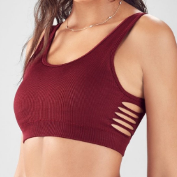 Fabletics Other - Fabletics Harper Seamless Sports Bra, Black Cherry Fabletics Other - Fabletics Harper Seamless Sports Bra, Black Cherry